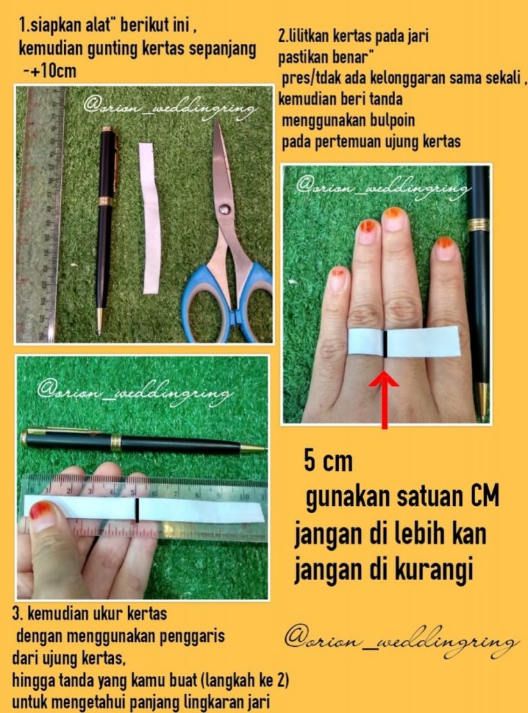 Cara Ukur Jari